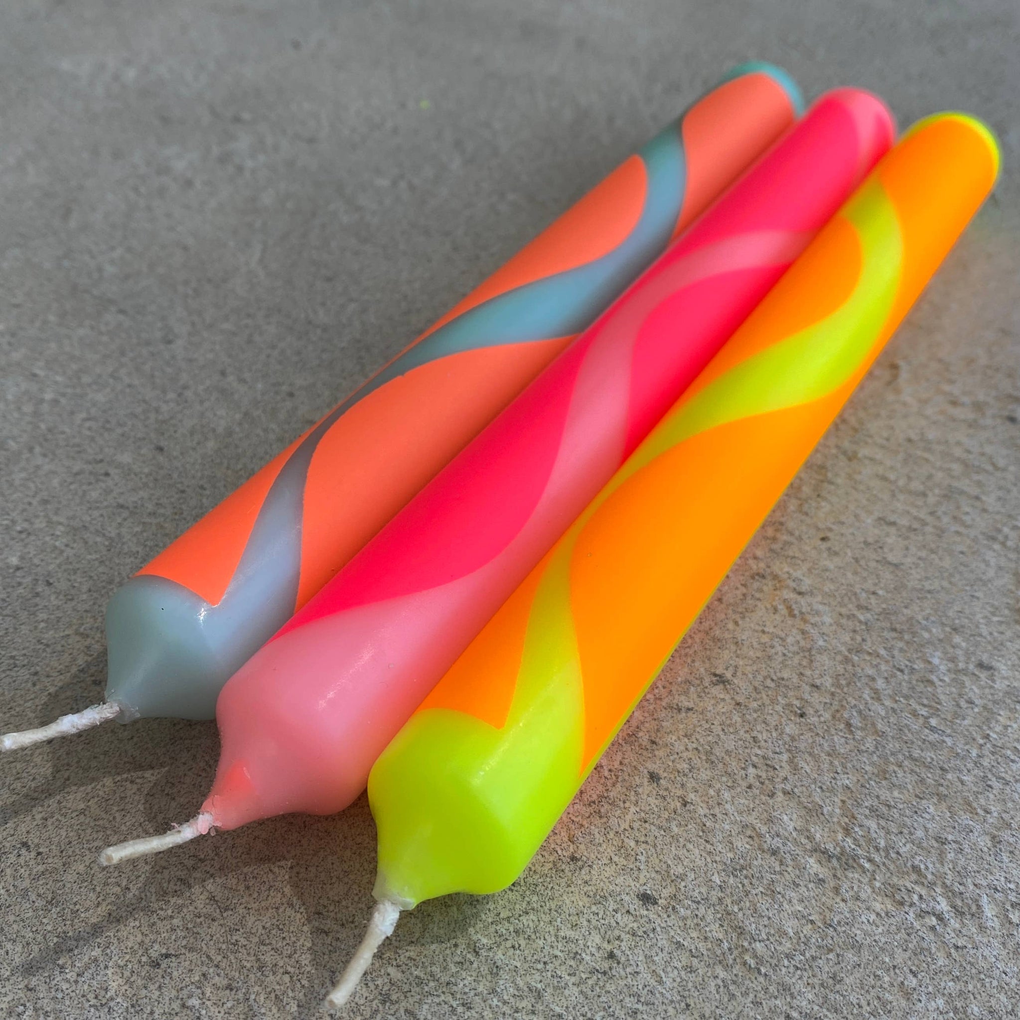 Neon Graphic Candles