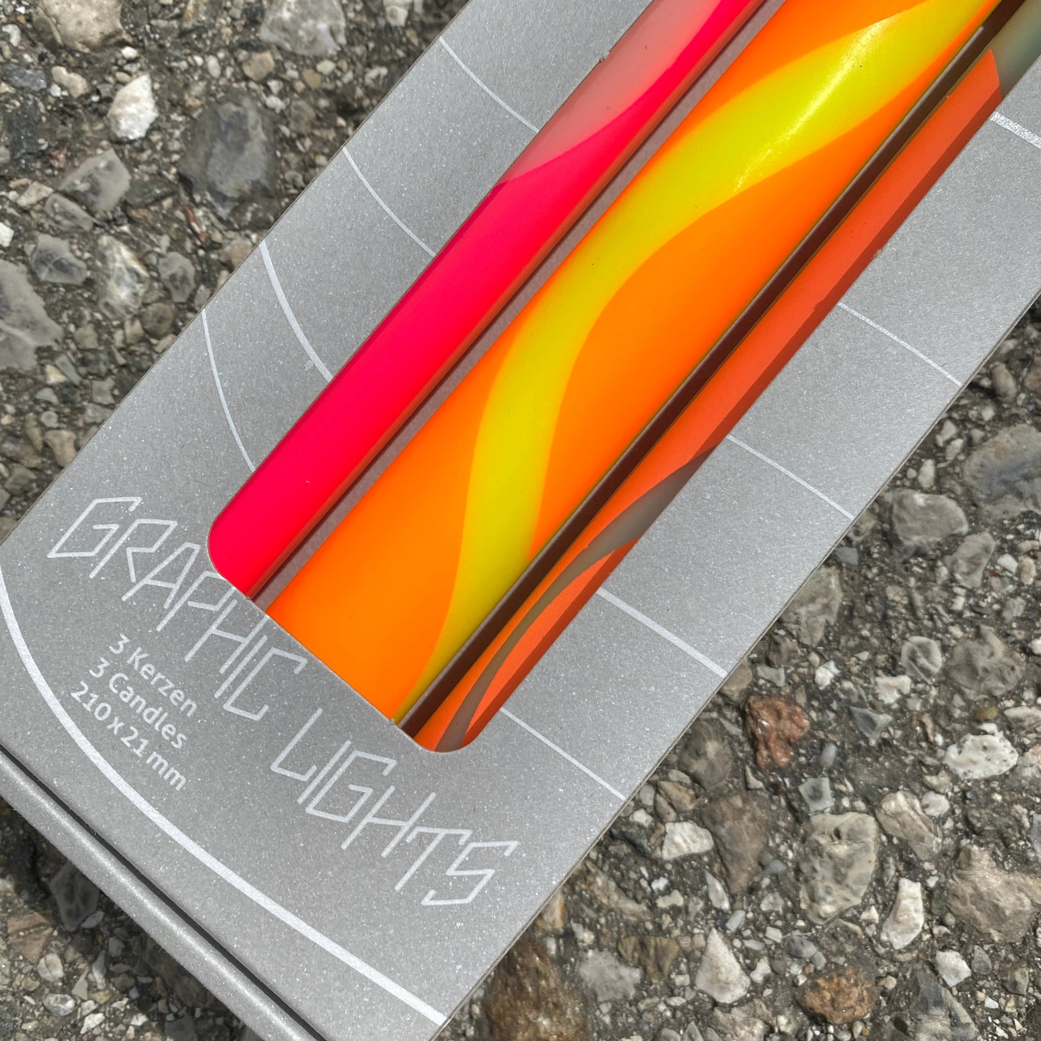 Neon Graphic Candles