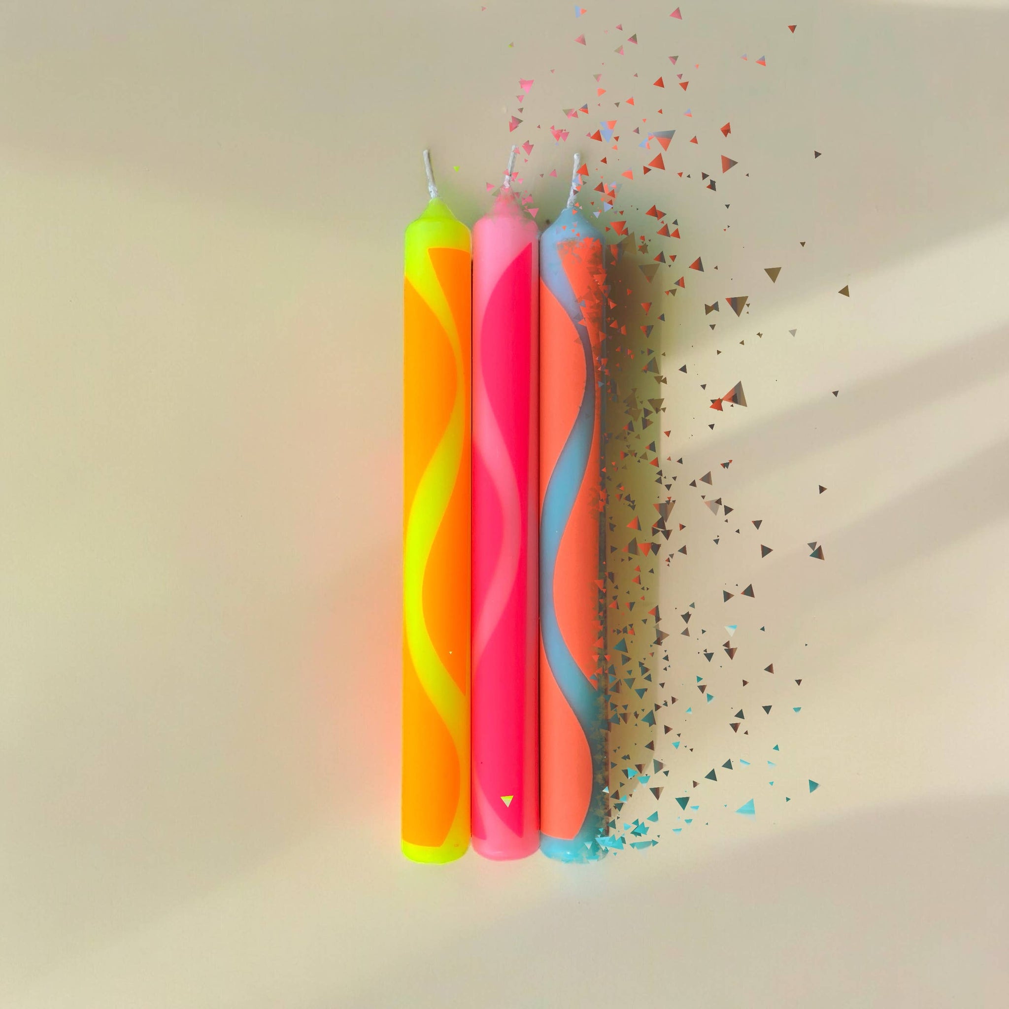 Neon Graphic Candles