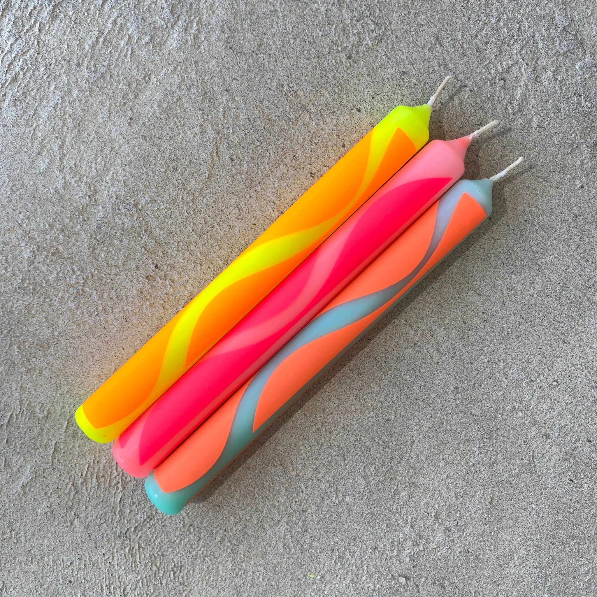 Neon Graphic Candles