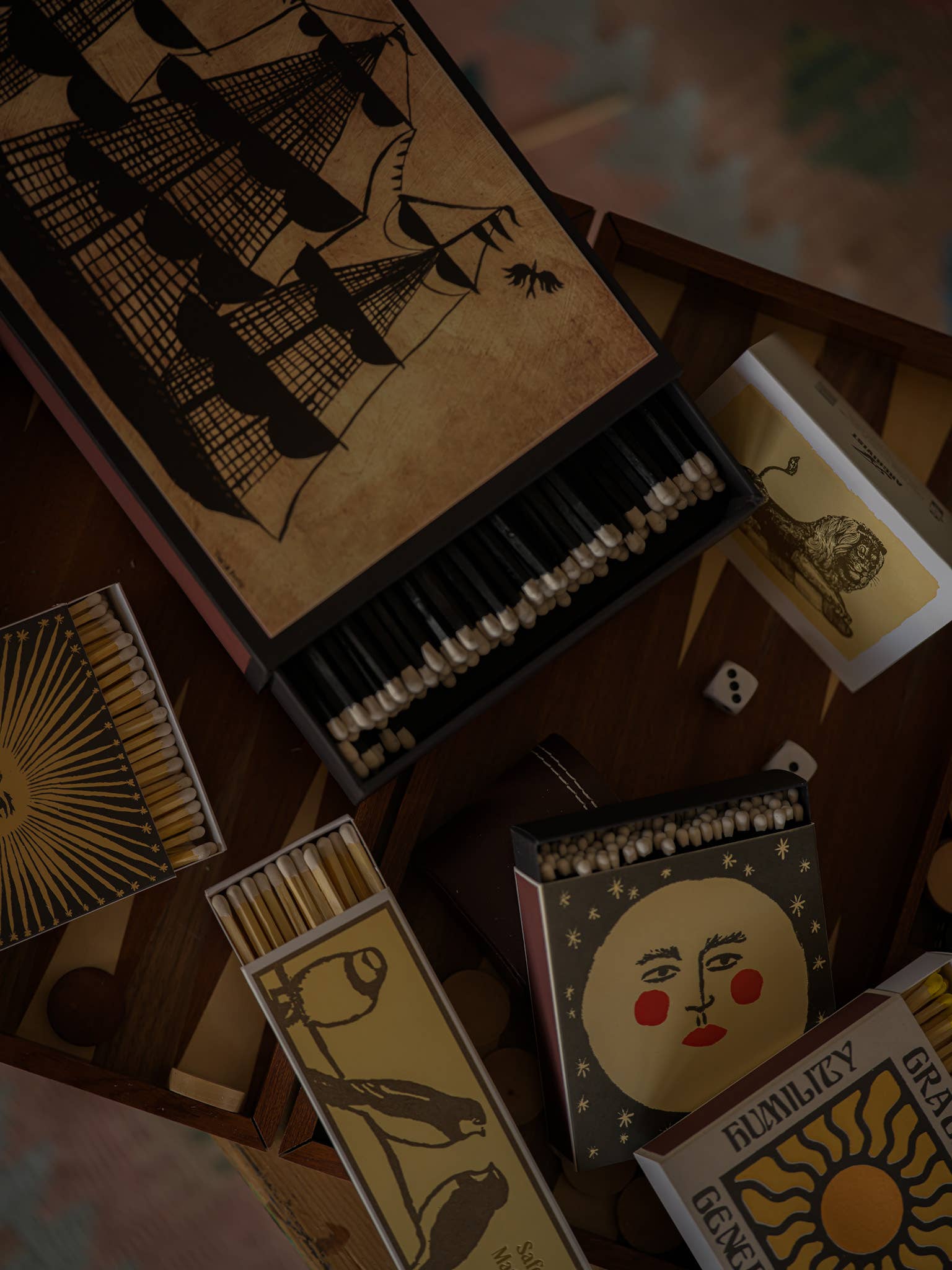 Moon Matches | Square - Safety Matches