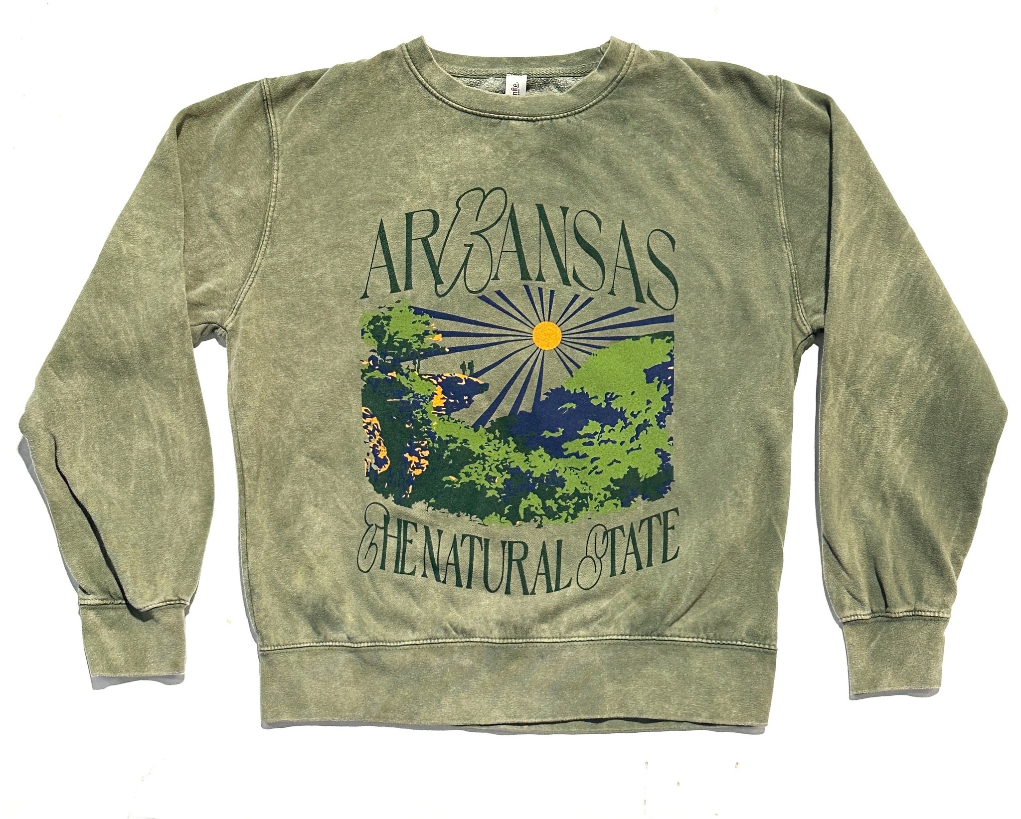 Hawksbill Crag Arkansas The Natural State Sweatshirt