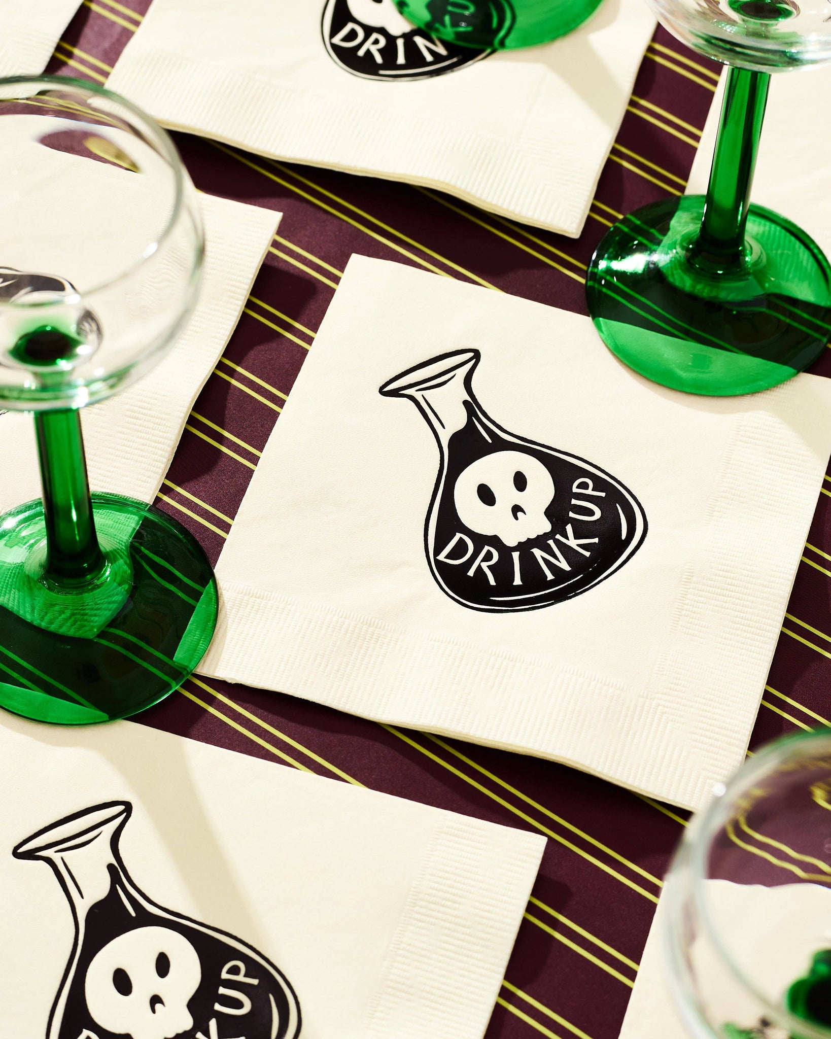 Drink Up Potion Halloween Paper Beverage Napkins - Set of 20