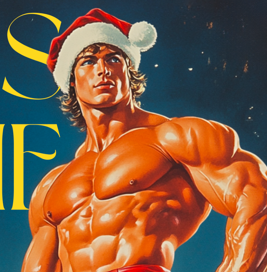 TIS THE SEXY SEASON christmas, gay, holiday card