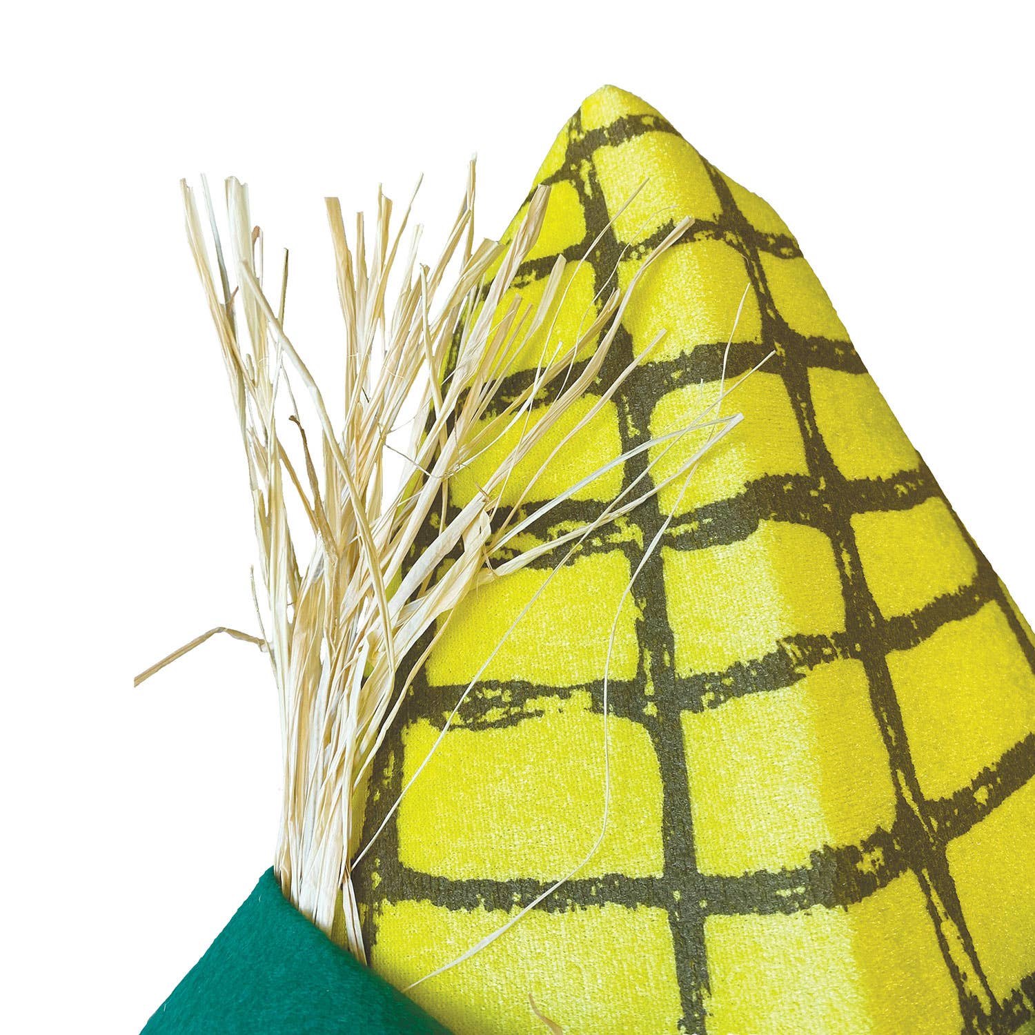 Plush Corn Cob Hat, one size fits most