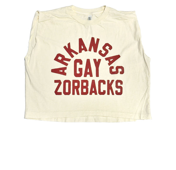 Arkansas Gayzorbacks Crop Top