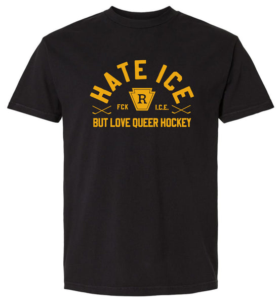 Hate ICE but Love QUEER Hockey Heated Rivalry Tee