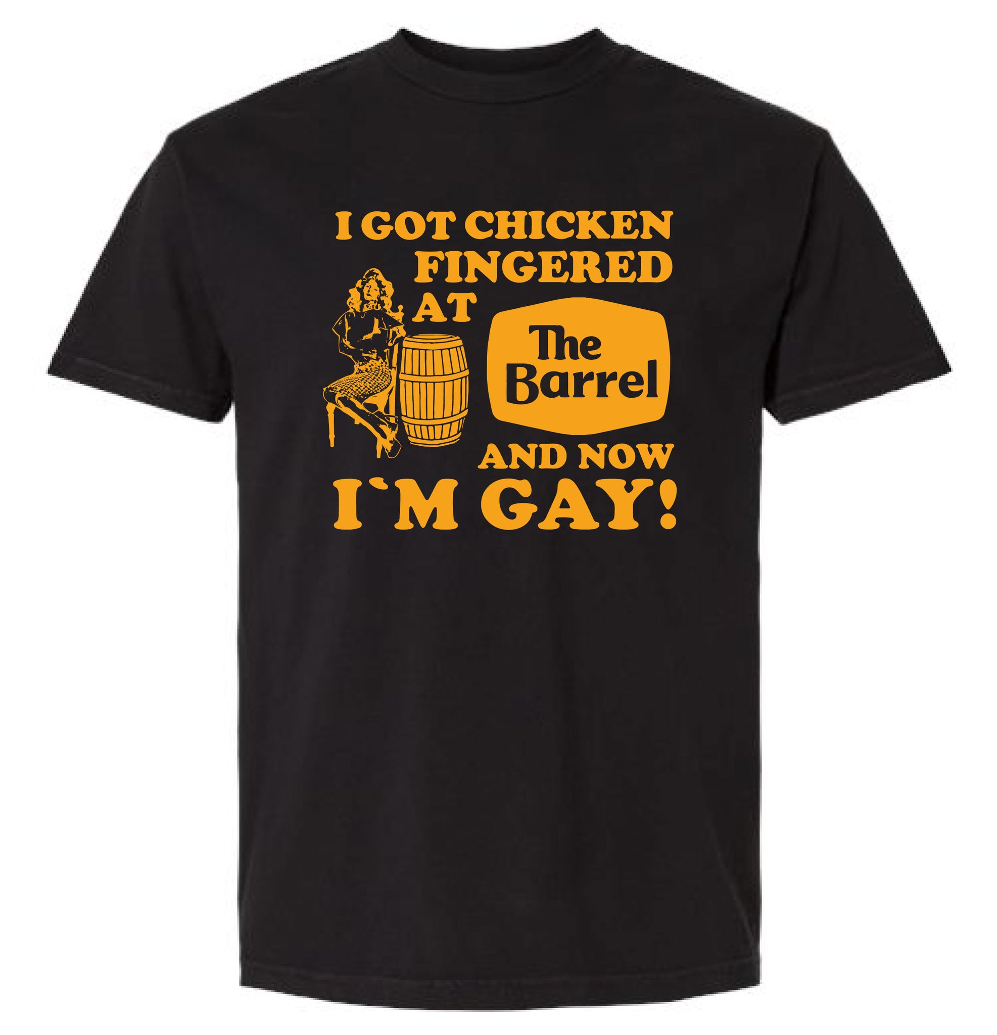 I Got Chicken Fingered at the Barrel and now I'm Gay Boxy cut T-Shirt