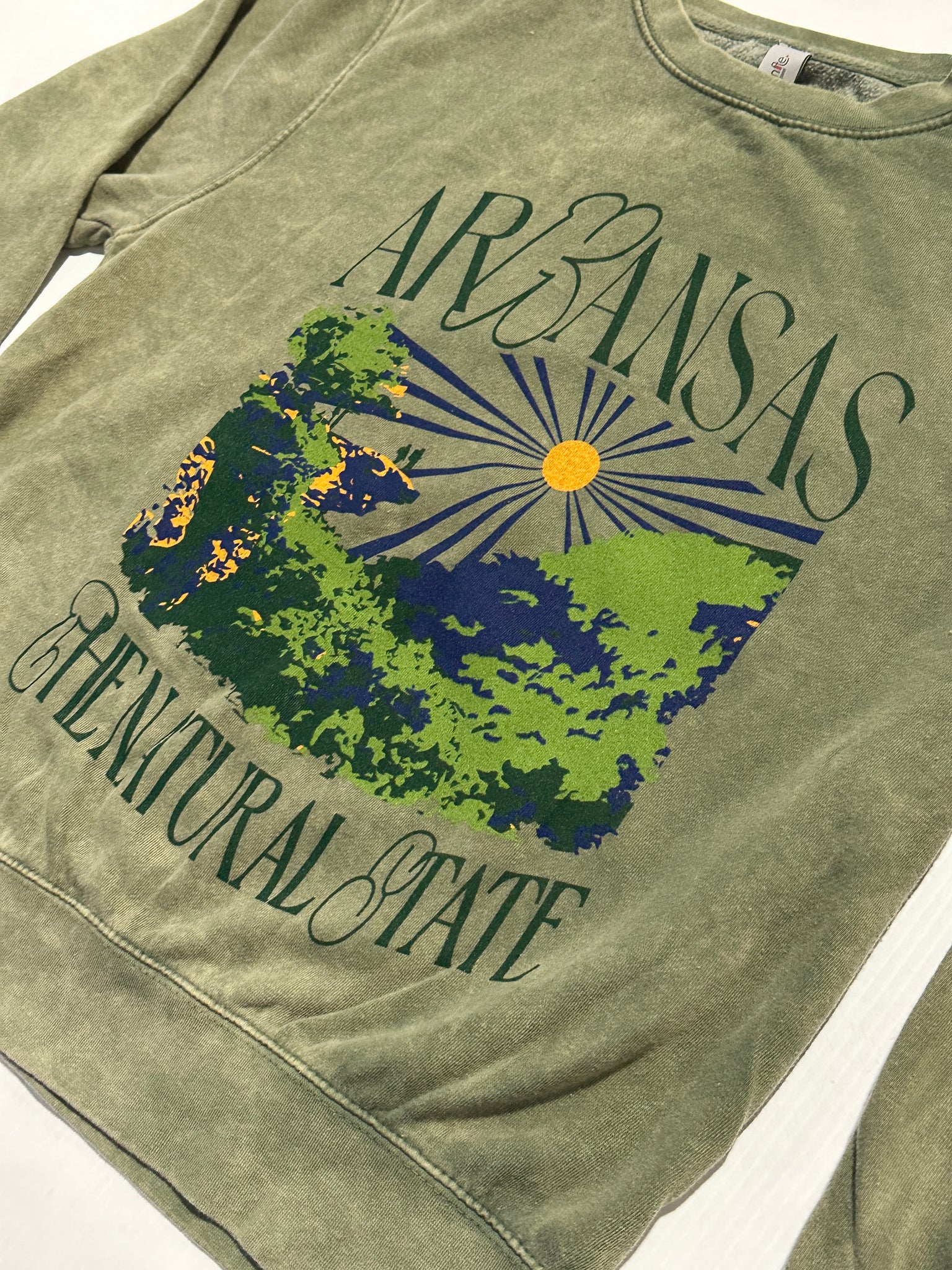 Hawksbill Crag Arkansas The Natural State Sweatshirt