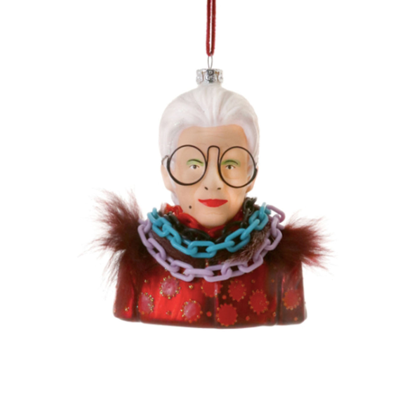Iris Apfel Icon Ornament