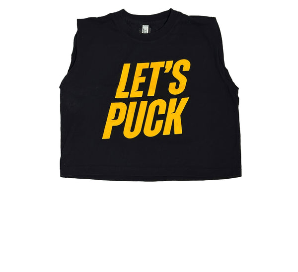 LET'S PUCK Heated Rivalry Cropped Muscle Tank