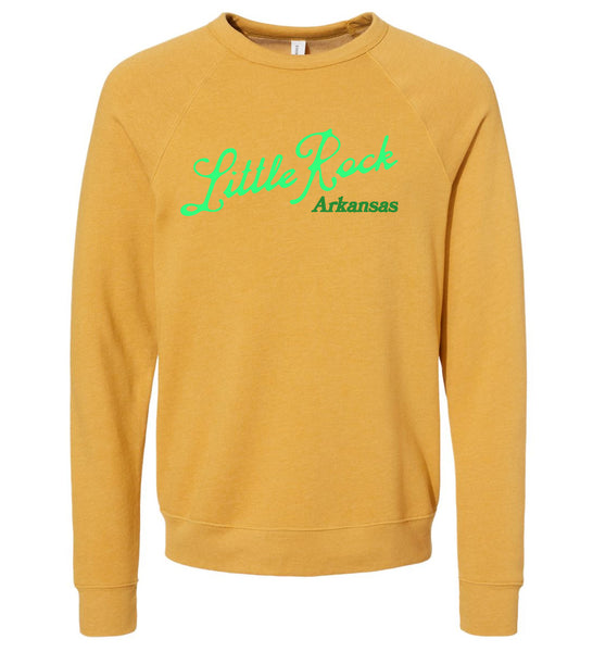 Little Rock, Arkansas Mustard Sweatshirt