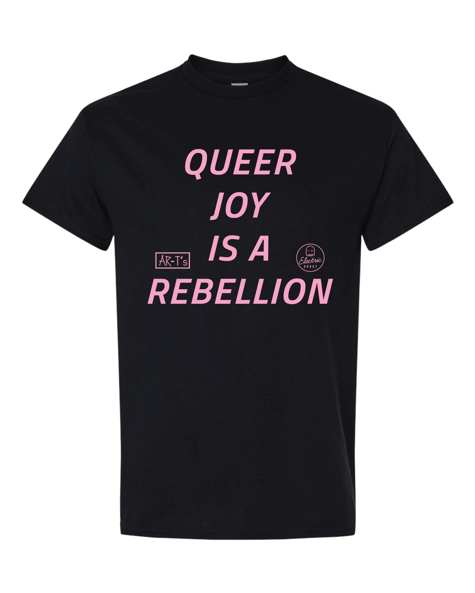 QUEER JOY IS A REBELLION T-Shirts (4 colors available)