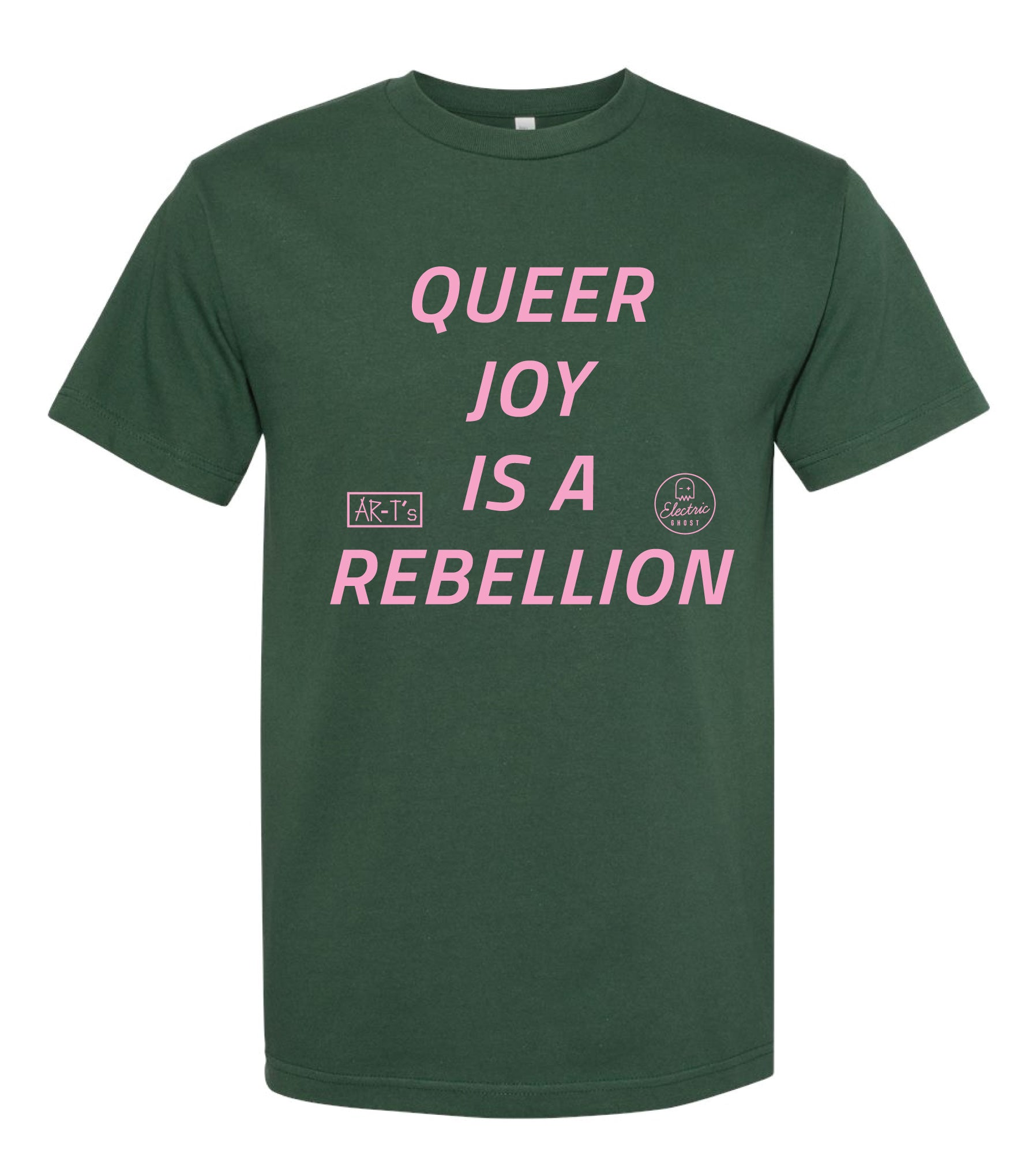 QUEER JOY IS A REBELLION T-Shirts (4 colors available)