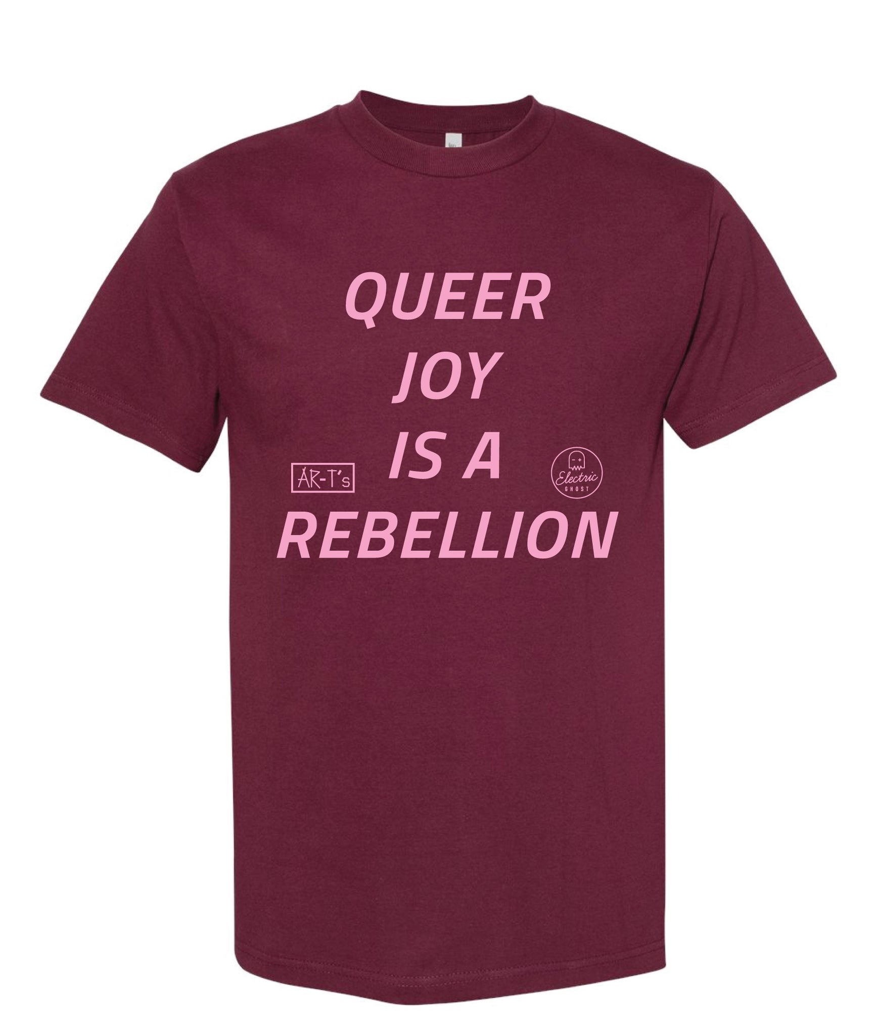 QUEER JOY IS A REBELLION T-Shirts (4 colors available)