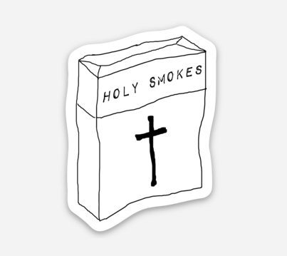 Holy Smokes Sticker