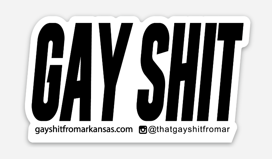 GAY SHIT Sticker