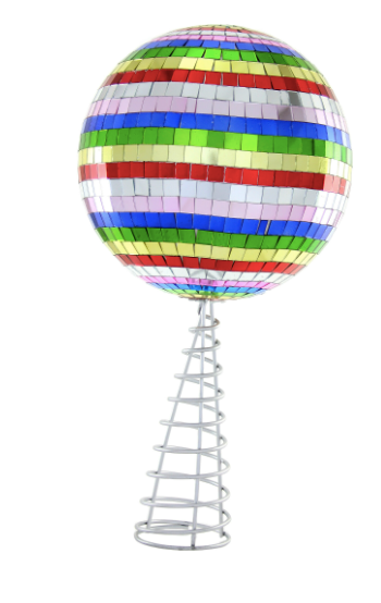 Disco Tree Topper- Rainbow