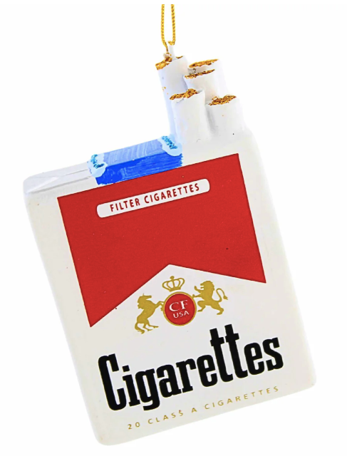 Ciggy Pack Ornament