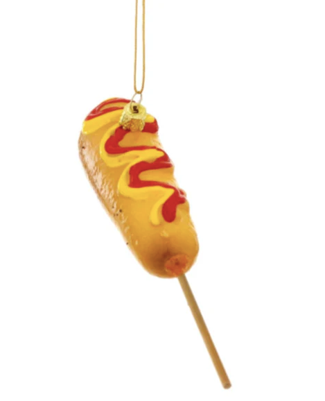Corn Dog on a Stick Ornament
