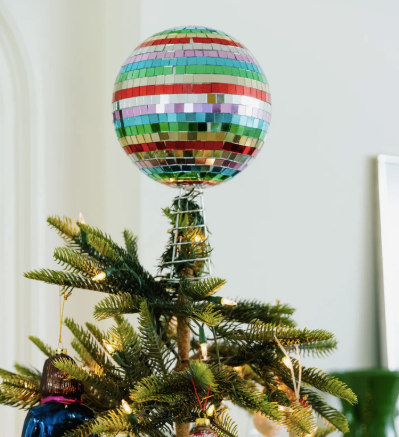 Disco Tree Topper- Rainbow