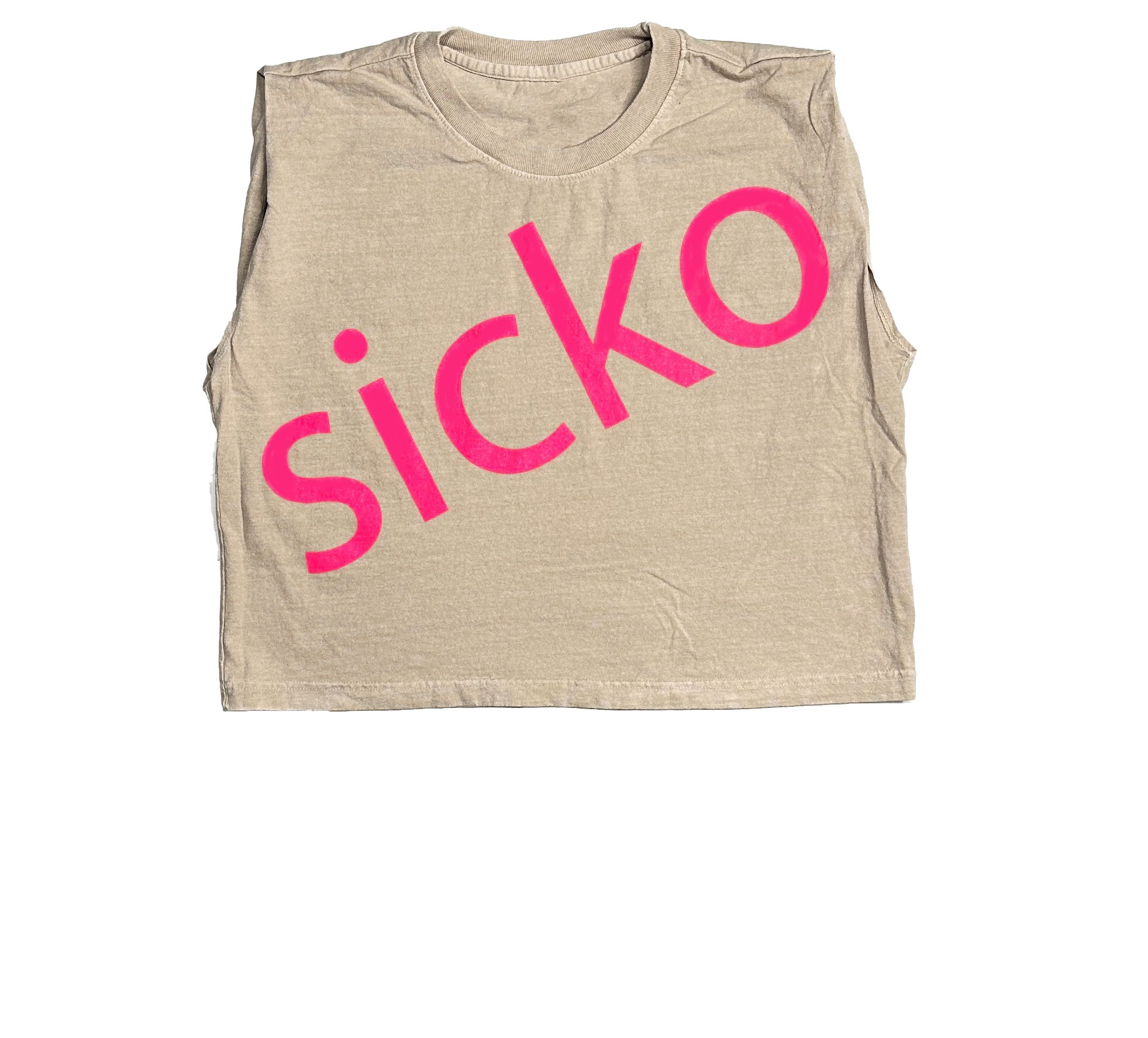 Sicko Sleeveless Muscle Crop
