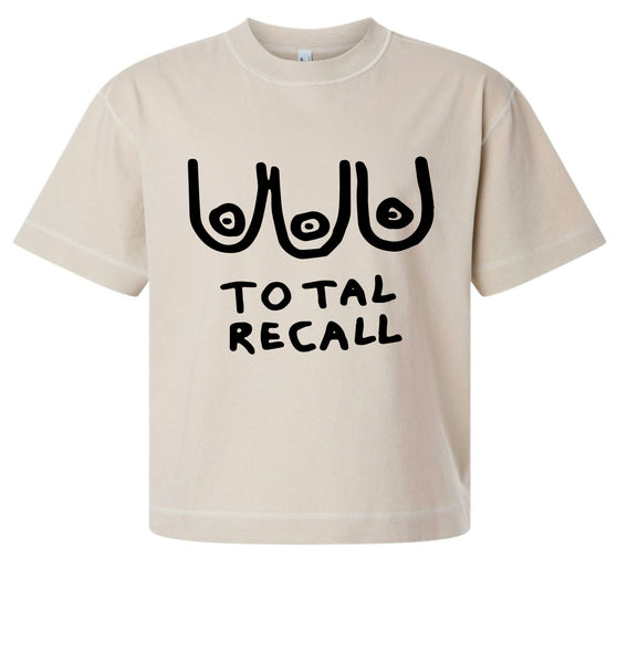 Total Recall Three Titties Crop Tee
