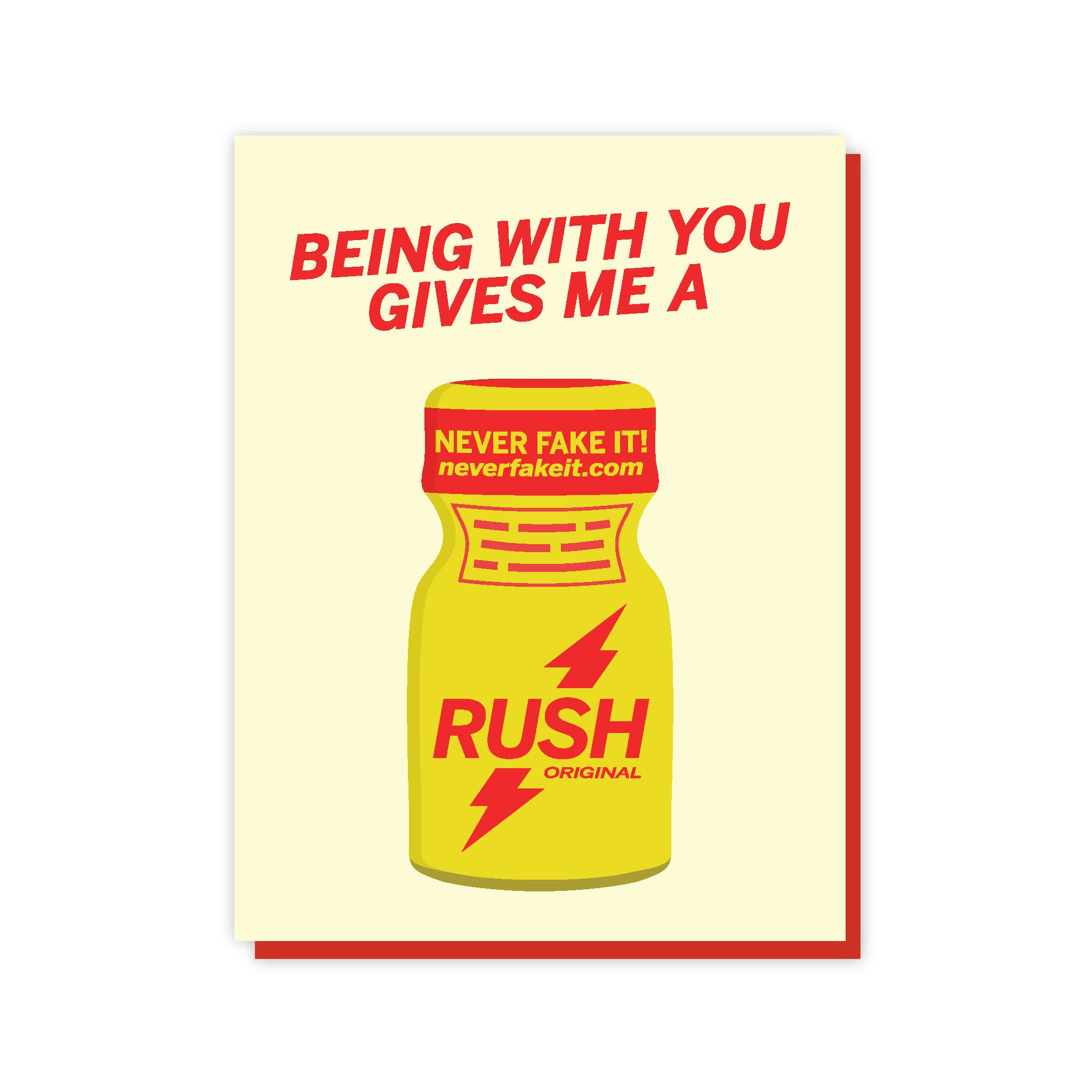 Being With You Gives Me a Rush - A2 card