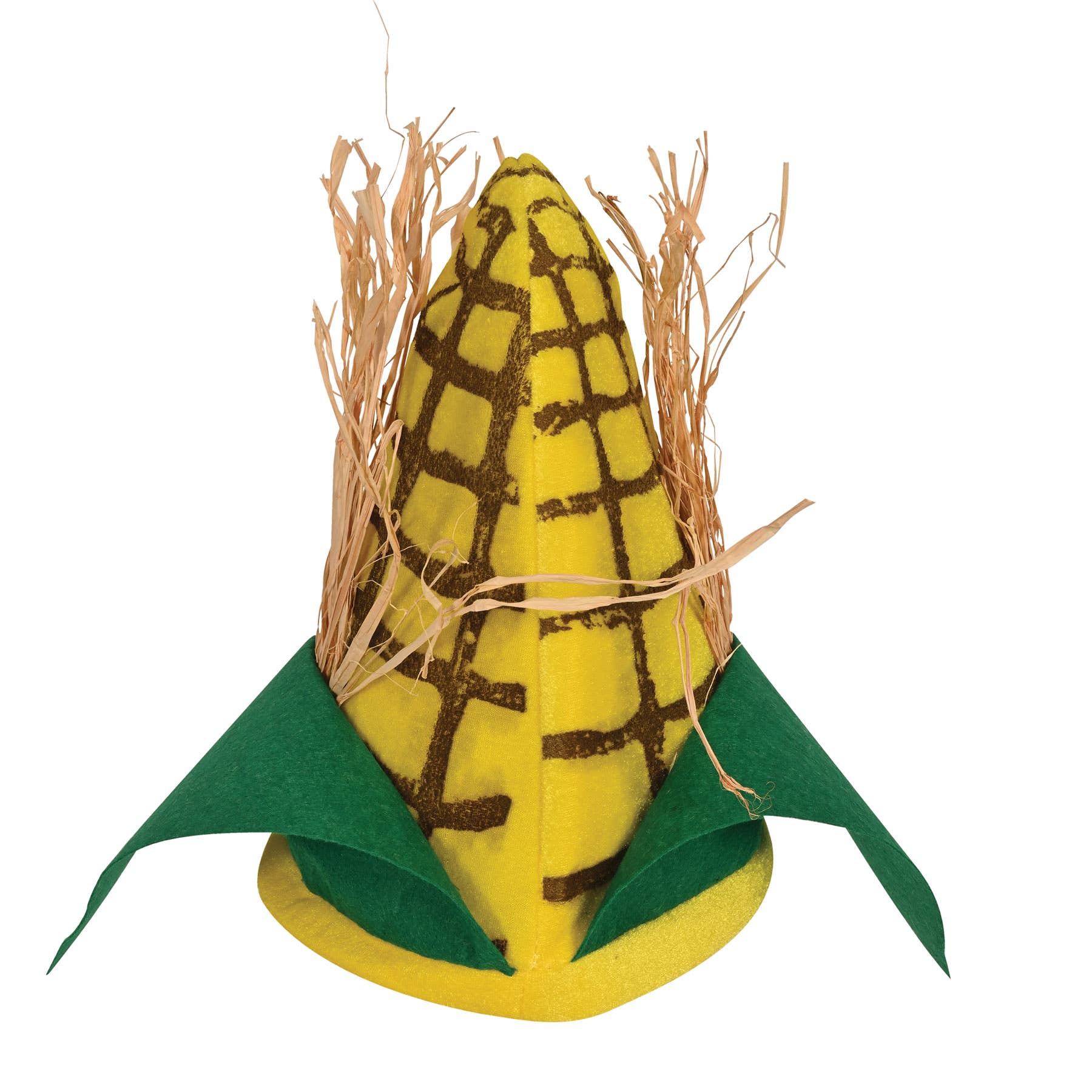 Plush Corn Cob Hat, one size fits most