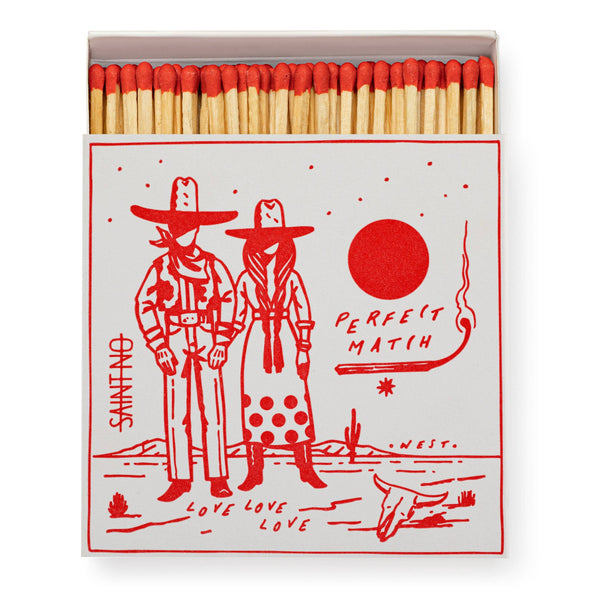 Cowboy Perfect Match | Square - Safety Matches