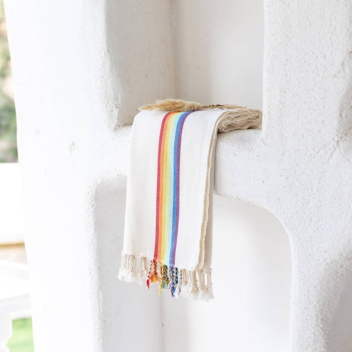 Light Weight Multicolor Stripe Beach Towel
