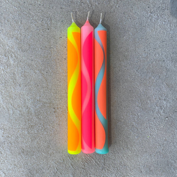 Neon Graphic Candles