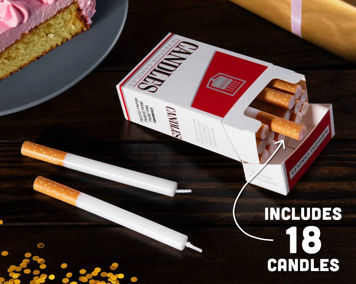 Cigarette Birthday Cake Candles