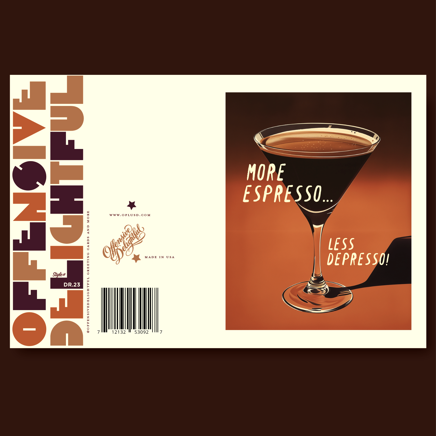 ESPRESSO DEPRESSO! Card