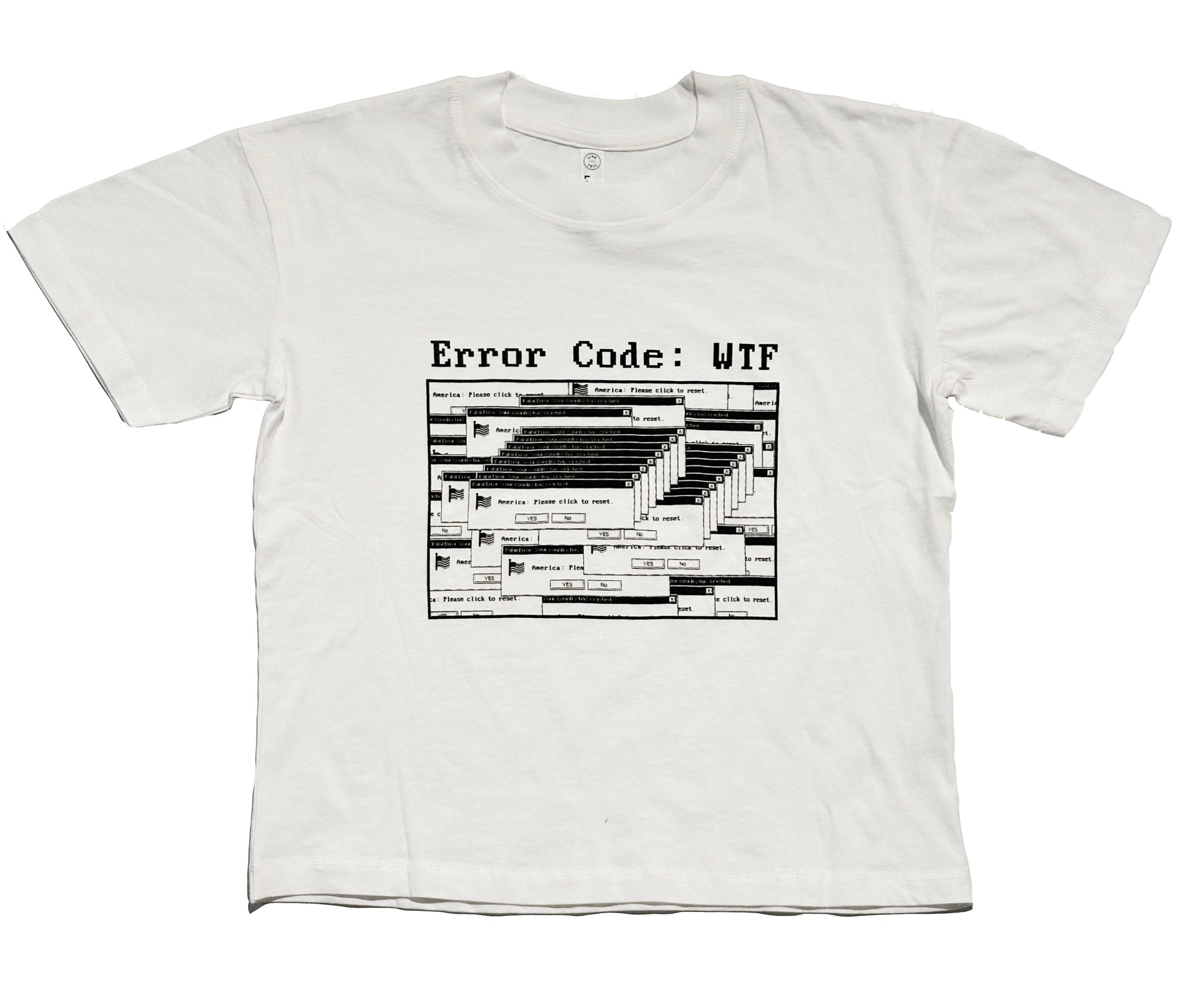 Error Code WTF Boxy Cropped Tee