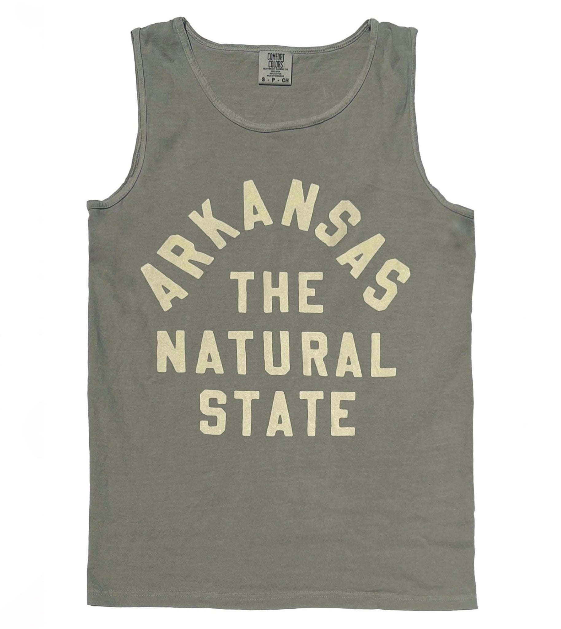 Arkansas the Natural State Tank in Sandstone