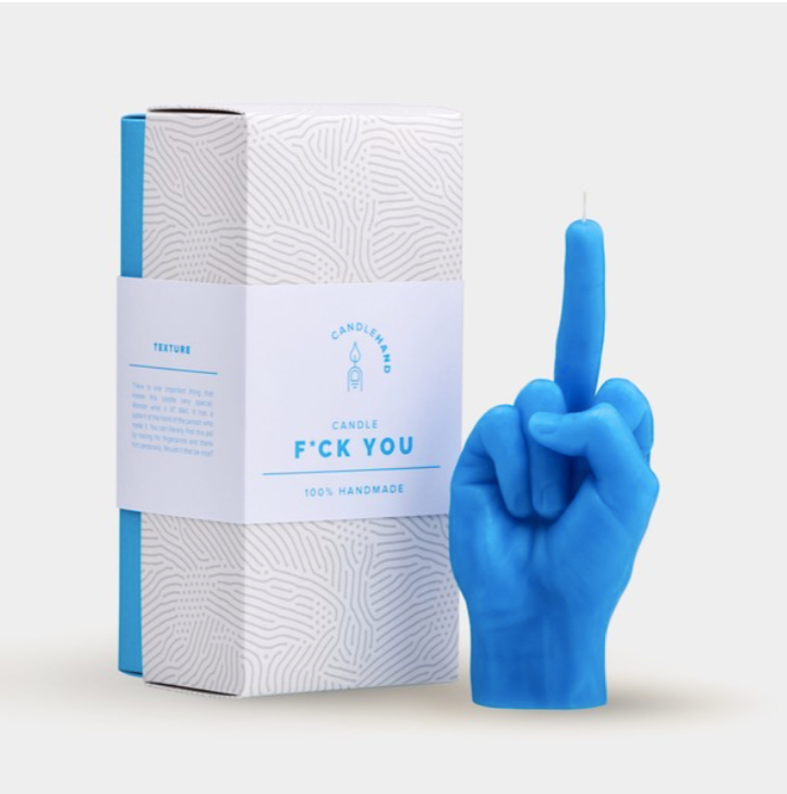 Hand Gesture Candle - F**K YOU