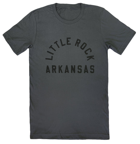Little Rock, Arkansas Classic Dark Gray Tee