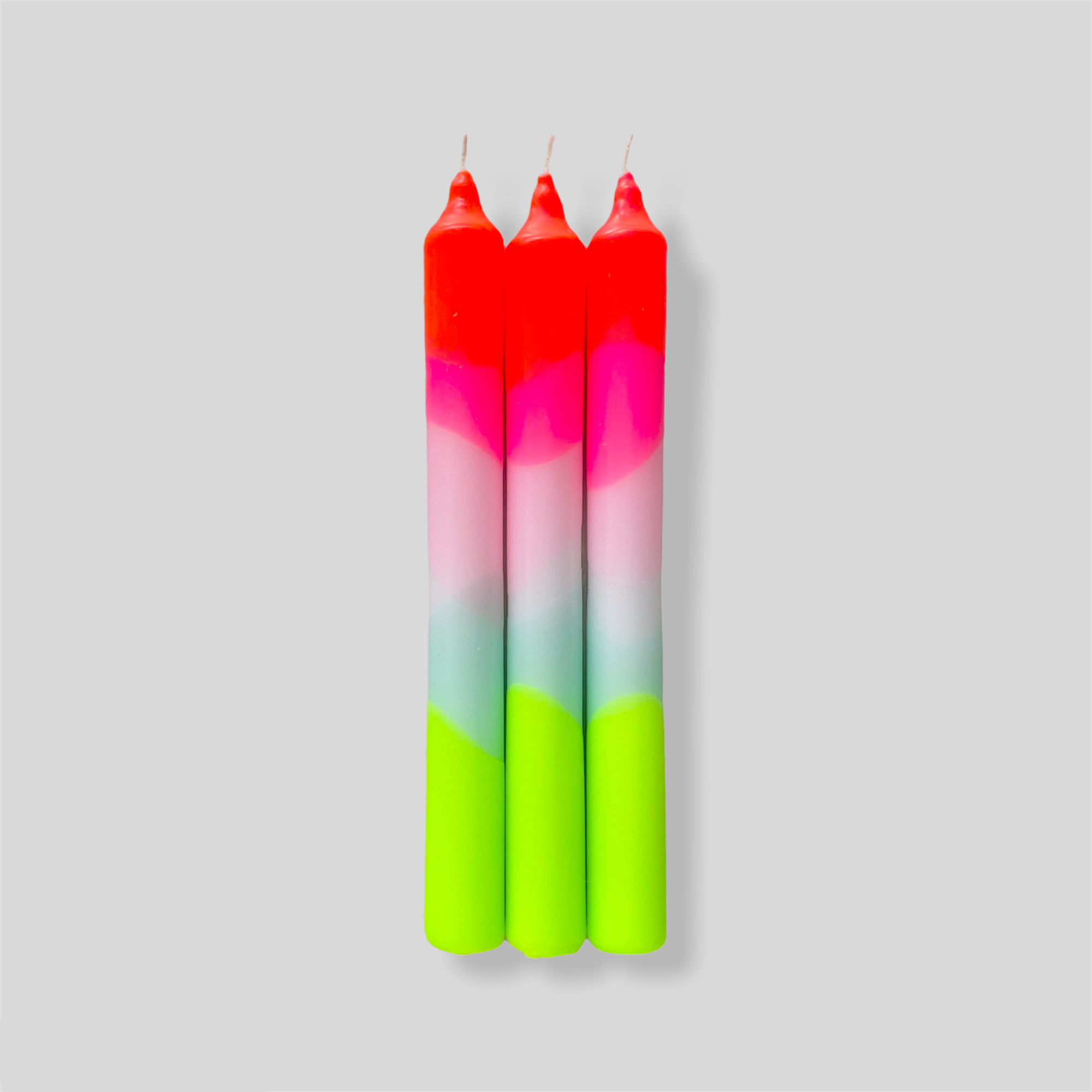 Dip Dye Neon Candles - Lollipop Trees